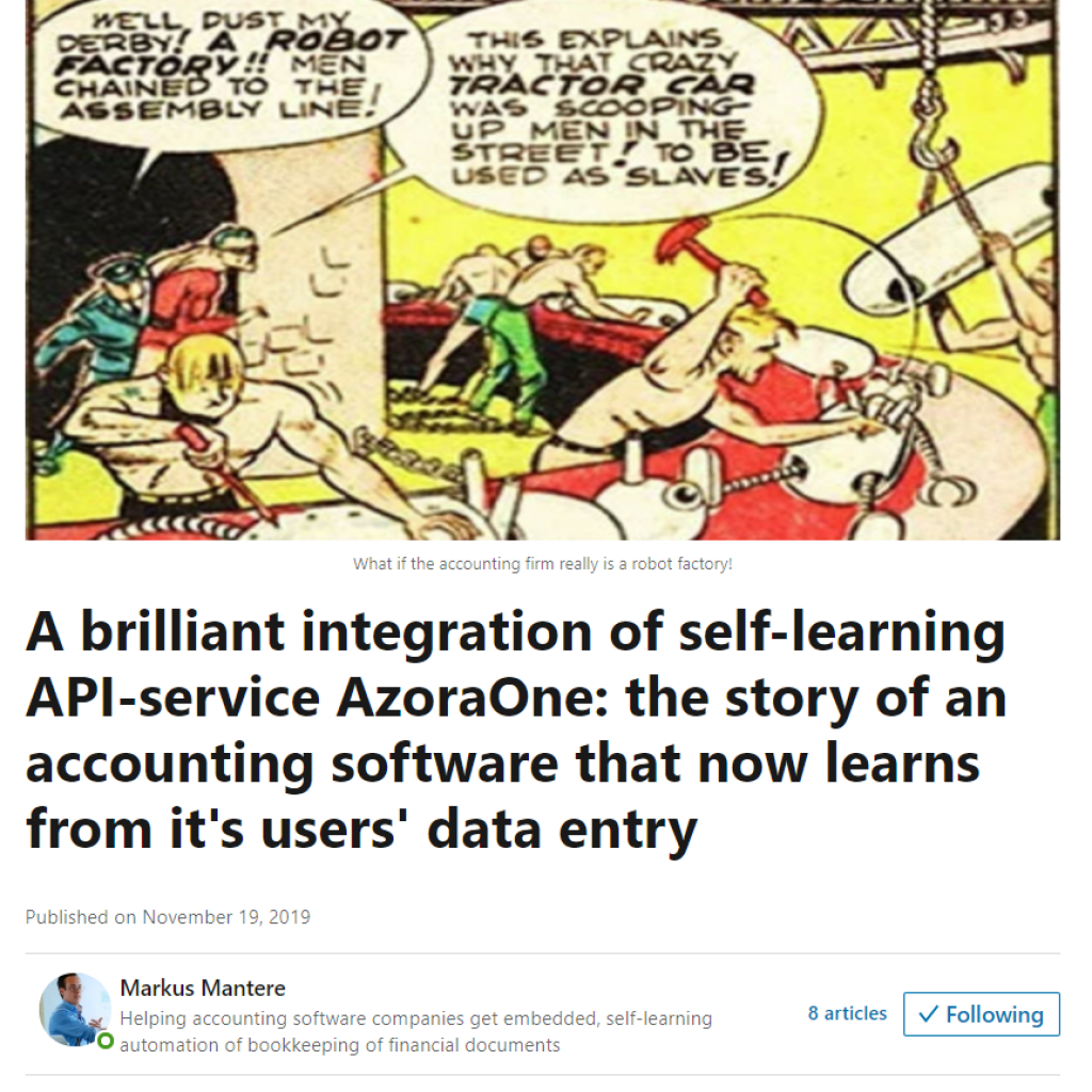 Azoraone Self Learning Automation For Accounting Tools